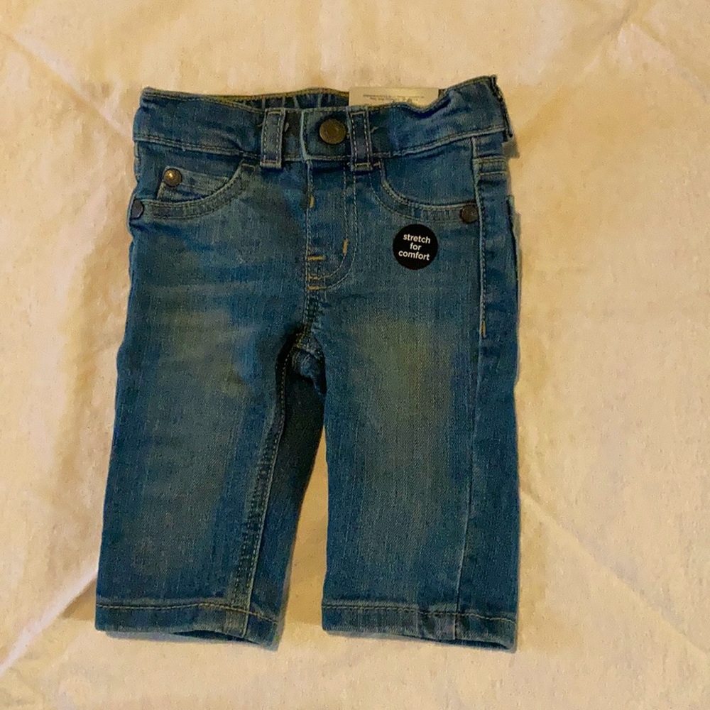 3month girls blue jeans